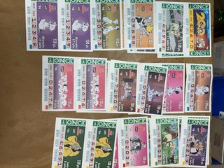 Numeros de la ONCE Disney 1996 36 boletos