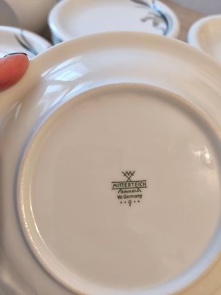 Vajilla Mitterteich Bavaria 50 piezas