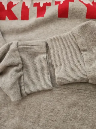 Sudadera Hello Kitty Gris Mujer