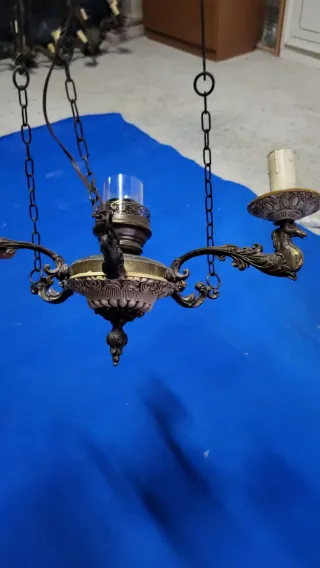 Antico lampadario primi '900