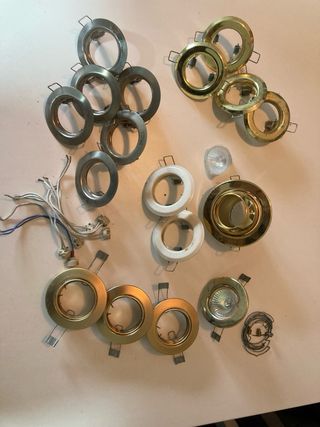 Aros para focos empotrables (6 unidades)