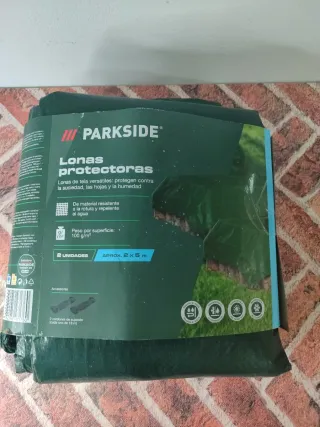 Lona protectora Parkside 2x5m