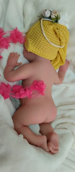 Bebé Reborn Silicona PREMIUM Completa 48 CM