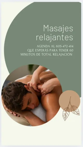 Masajes Relajantes,Rehabilitación y Personalizados