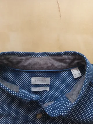 Camisa Esprit Azul Talla M