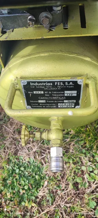 Compresor gasolina con ruedas