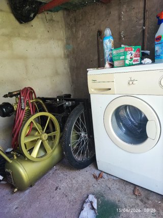 Compresor gasolina con ruedas