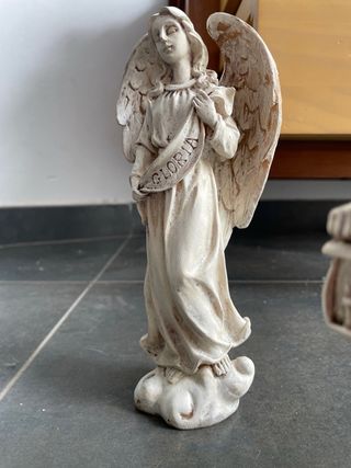 Belén de aspecto piedra