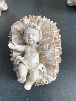 Belén de aspecto piedra