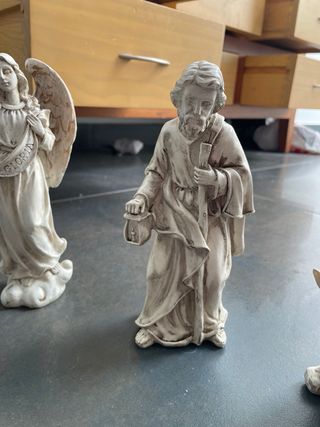 Belén de aspecto piedra