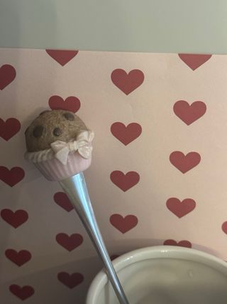 Cucchiaino decorato porcellana fredda