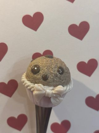 Cucchiaino decorato porcellana fredda