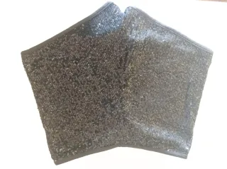 Shorts lentejuelas negro talla S