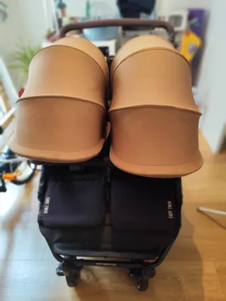 Carro Gemelar Baby Monster Easy Twin