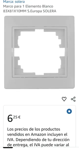 Marcos Embellecedores Solera Blanco 1 Elemento