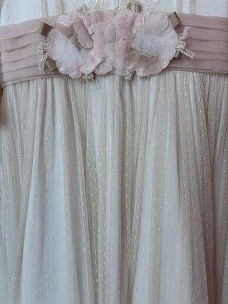 Vestido comunión de tizzas,