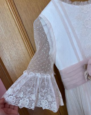 Vestido comunión de tizzas,