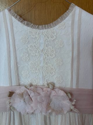 Vestido comunión de tizzas,