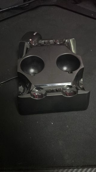 PS4 Slim Negra + 2 Mandos Azules + Juegos