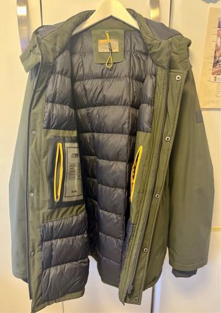 Abrigo acolchado verde