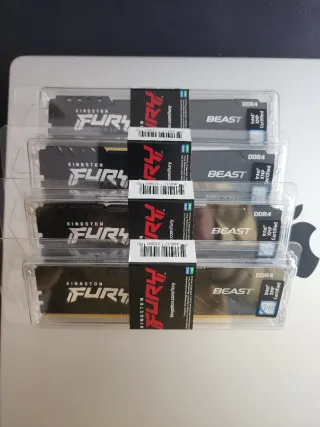 DDR4 32GB (4x8GB) 3200MHz Kingston FURY Beast