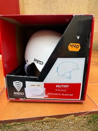 Casco de Snowboard Blanco RED