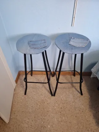 Taburetes altos vaqueros (2 unidades)