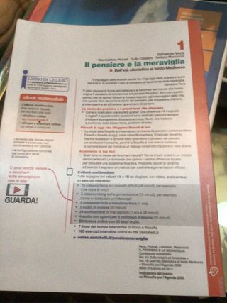 Il pensiero e la meraviglia 1A + 1B + filosofia pe