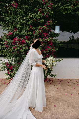 Vestido de Novia Rosa Clará - escote cuadrado