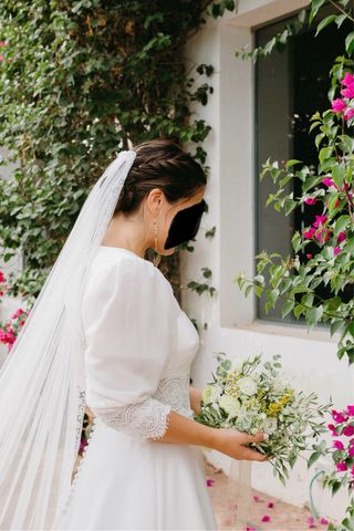 Vestido de Novia Rosa Clará - escote cuadrado