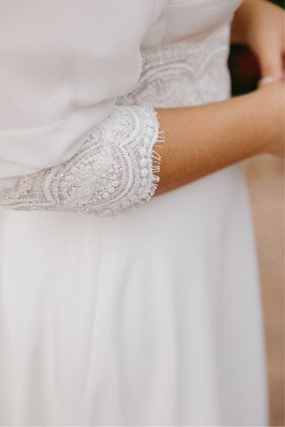 Vestido de Novia Rosa Clará - escote cuadrado