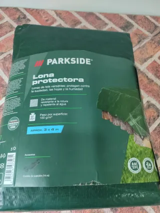 Lona protectora Parkside 3x4m