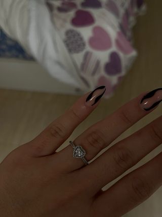 Anillo Pandora Plata Corazón