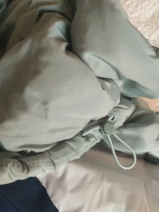 Chaquetón acolchado bloques de color