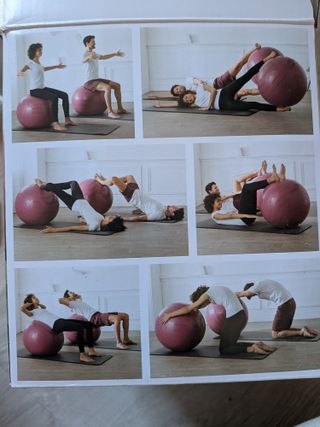 Pelota Pilates Decathlon Talla 2 Morado