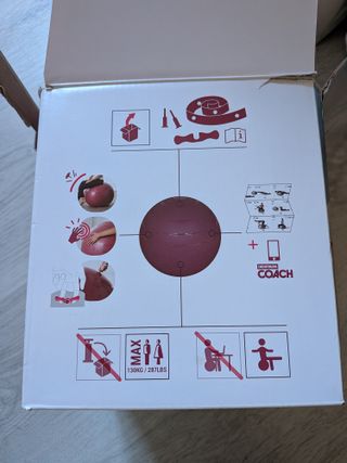 Pelota Pilates Decathlon Talla 2 Morado