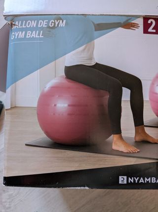 Pelota Pilates Decathlon Talla 2 Morado