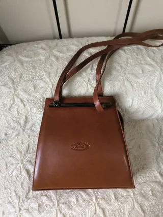 Lote Bolsos Piel de muy buena calidad vintage