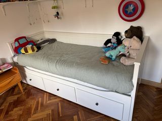 Cama Diván Nido IKEA Hemnes blanco