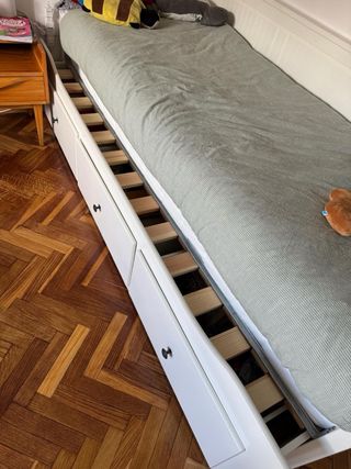 Cama Diván Nido IKEA Hemnes blanco