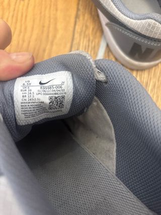 Scarpe Nike Grigie Bianche Taglia 39