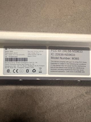 Patinete eléctrico Xiaomi m365