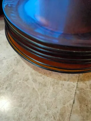 Platos Duralex Marrones