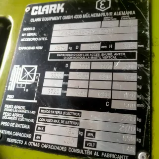 Carretilla elevadora Clark TH360B