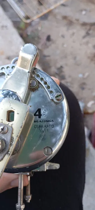 Carrete de pesca vintage