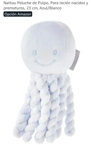 Peluche Pulpo Bebé Nattou