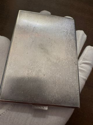 Antico portasigarette W.S Alpacca Germania.