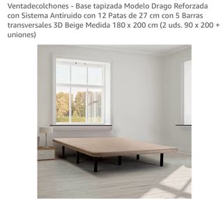 Base tapizada 180x200cm