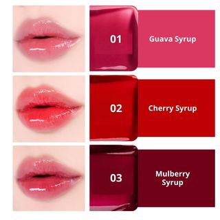 Brillo de labios Saemmul Candy Syrup 01 Guava