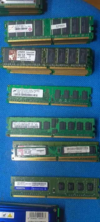 100 Módulos de Memoria RAM Varias Marcas